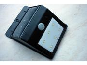 Solar Panel LED Security Solar Garden Light PIR Motion Sensor 8 LEDs Wall Lamps Outdoor Emergency Lamp