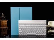 F16 Wireless Ultra Slim Aluminum Detachable Bluetooth Keyboard PU Leather Case for iPad Air2
