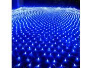 3m X 2m LED Net Light Fairy Lights 204 LEDs 110 220V US EU Plug for Christmas Party Wedding Blue