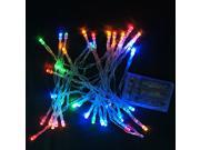 LED String Lights Battery Operated Lights 4M 40LED for Christmas Wedding Birthday Party Multicolor