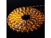 150 2 Wire LED Rope Light In Outdoor Home 110V Lighting 1 2 Party Yellow