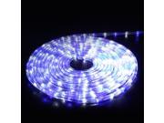 150 2 Wire LED Rope Light In Outdoor Home 110V Lighting 1 2 Party Blue White