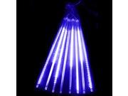 Meteor Shower Rain Tubes 30cm 144 LED Light IP65 Waterproof Lights for Party Wedding Decoration Christmas Holiday LED Meteor Light 8pc set Blue