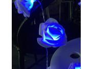 Nice Delicate 20Led Rose Flower Fairy Battery Powered Wedding Christmas Decoration String Lights Blue