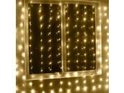 6Mx3M 600LED Waterfall Outdoor Christmas Xmas LED String Fairy Wedding Event Curtain Holiday Light 220V Home Garden Clubs Hotels Warm White