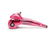 Pink 110 240V Vapor Automatic Curling Iron Steam Hair Curler Roller Magic Digital
