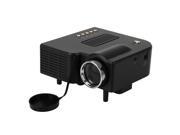 Black Mini Projector LED Portable Projector Home Theater Proyector PC Laptop VGA USB SD AV HDMI Projecteur UC28