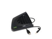 ABS 5V USB Cooling Fan External Side Cooler Cool for Xbox 360 Slim Black TYX 519