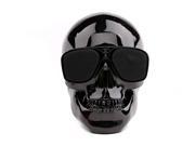 Plastic Metallic Skull Wireless Speaker Sunglass Skull Bluetooth NFC Subwoofer Speaker for Smartphone Tablet PC
