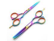 Colour Hair Scissors 5.5 Inch Cutting Scissors Thinning Shear