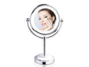 6 Inch LED Makeup Mirror 1X 3X Magnification Cosmetic Mirror with Led Light Tabletop