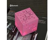 Q Bright Light Cube Wireless Bluetooth Speaker Mini Phone Card Small Stereo Subwoofer
