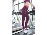 Women Sexy Sports Cropped Pants Elastic Wicking Force Exercise Female Sports Elastic Fitness Running Trousers Slim Leggings