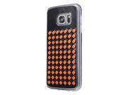 Woven Pattern Soft PC Back Cover Case for Samsung Galaxy S7 Edge
