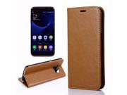 Sheep Grain PU Leather Stand Case with Card Slot for Samsung Galaxy S7 Edge