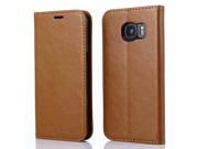 Sheep Grain Stand Leather PU Wallet Cases Cover Housing Shell Phone Bag for Samsung Galaxy S7