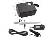 AirBrush Compressor 0.4mm Needle Makeup Kit for Face Body Paint Spray Gun Cake Nails Temporary Tattoo