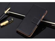 Genuine Leather Wallet Cases Flip Stand Mobile Phone Bags with Card Slot Cases for Apple iPhone 6 6S