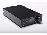 FX Audio D802C Black Wireless Bluetooth Version Input USB AUX Optical Coaxial Pure Digital Audio Amplifier 24Bit 192KHz 80W 80W OLED