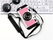 Korean Style Newest Camera Phone Case for Apple iPhone 7 Plus Inside Soft Silicon Long Strap Rope Back Covers