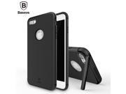 Baseus Hermit Bracket Series PC TPU Back Case with Holder Cover For Apple iPhone 7