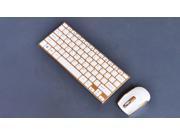 New Fashion Stainless Steel 2.4GHz 10 Meters Operating Distance Portable Laptop Computer Mini Wireless Keyboard And Mouse Combos HK3910