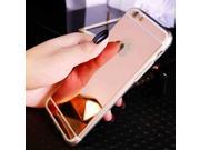 Luxury Ultra Thin Acrylic Mirror Plating TPU Mobile Phone Accesory Mirror Back Case Cover for iPhone 6 Plus 6S Plus
