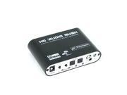 Digital to Analog AC3 Optical to Stereo Surround HD 5.1 Audio Decoder 2 SPDIF Ports HD Audio Rush for HD Players DVD XBOX360