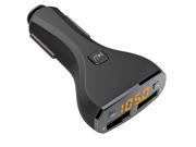 C30S Dual USB Car Charger Wireless FM Transmitter with Voltage Car Bluetooth Kit 5V 2.4A Charger For MP3 Bluetooth Earphone