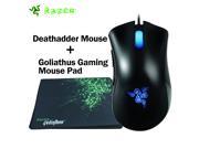 Razer Deathadder 3500DPI 3.5G Infrared Sensor Gaming Mouse Razer Goliathus Optical Gaming Mouse Pad 320mm x 240mm x 3mm