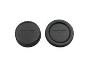 JJC L R2 Front Body Cap for Nikon D5300 D5200 D5000 D7100 D7000 D3300 D3200 D5100 D3100 D610 D600 D90 Cameras Rear Lens Cap for Nikon AF Lenses