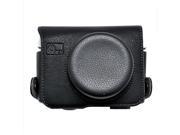 O.N.E OC LX7B Black PU Leather Camera Case Bag Cover For PANASONIC DMC LX7 LEICA D LUX7