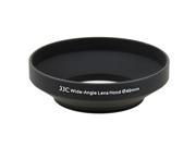 JJC LN 49W 49mm Metal Lens Hood Screw in for Sony Pentax Canon Nikon Wide Angle lenses