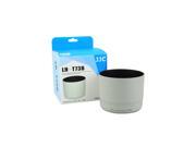 JJC LH T73B W Lens Hood Shade For Canon EF 70 300MM F 4 5.6L IS USM White Replaces ET 73B