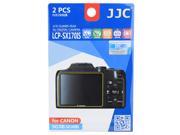 JJC LCP SX170IS Guard Film Digital Camera LCD Screen Protector For Canon SX170IS SX160IS