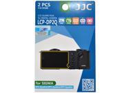 JJC LCP DP2Q LCD Guard Screen Display Protector Film For Sigma DP1 DP2 DP3 Quattro Camera