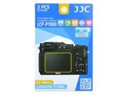 JJC LCP P7800 2 Kits Guard Film Digital Camera LCD Display Screen Protector Cover For Nikon P7800