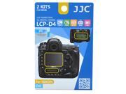 JJC LCP D4 2 Kits Guard Film Digital Camera LCD Display Screen Protector Cover For Nikon D4