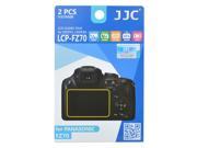 JJC LCP FZ70 2 Kits Guard Film Digital Camera LCD Display Screen Protector Cover For Panasonic FZ70
