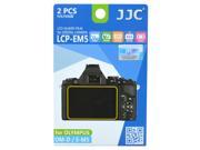 JJC LCP EM5 2 Kits Guard Film Digital Camera LCD Display Screen Protector Cover For Olympus OM D E M5