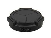 JJC ALC X2B Self Retaining Auto Open Close Auto Lens Cap For LEICA X1 X2 Digital Camera Black