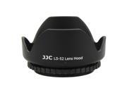 JJC LS 52 Universal 52mm Flower Petal Lens Hood for SLR DSLR Camera Lens