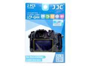 JJC LCP GH4 2PCS LCD Guard Film Screen Protector For Panasonic Lumix GH4 GH3 Camera