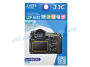 JJC LCP 645Z 2KITS Pro LCD Guard Screen Display Protector PET Film For Pentax 645Z Camera