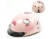 Hello Kitty Adult Motor Bike Helmet Harley Face Pink Sanrio