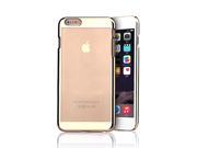 Ultra thin Clear Protective Cellphone Cases For iPhone 6 6 Plus 4.7 inch 5.5 inch Transparent Cases With Metallic Coating