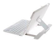 New For Apple iPad Air White Wireless Bluetooth keyboard Cover Case 360 Rotate Stand for iPad 5