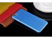 0.3mm Ultra Thin Matte Frosted Transparent Cellphone Case Soft TPU Cover Case For iPhone 6 Plus Blue 5PCS