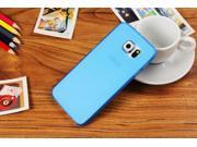 0.3mm Ultra Thin Slim Cases Matte Frosted Transparent Clear Soft TPU Cellphone Mobile Phone Case For Samsung S6 BLUE Case 5Pcs