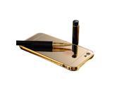 Luxury Gold Cover Mirror Case For iPhon 6 Aluminum Bumper Hybrid Hard Phone Back Case Cover